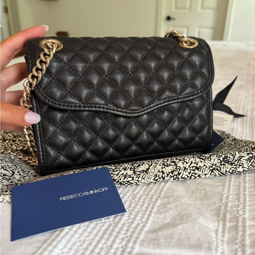 Rebecca Minkoff Mini Quilted Affair Bag with Chain Strap & Dust Bag